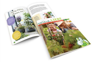 Kunden-magazin "Grüne Liebe"